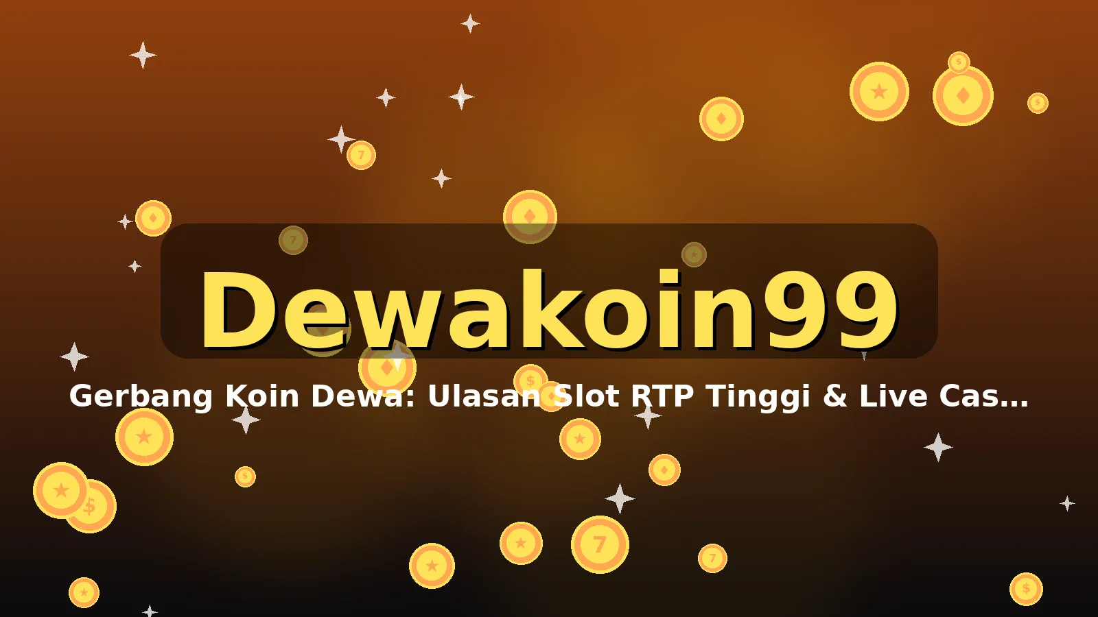 Suasana lobi permainan Dewakoin99 dengan nuansa Hitam Legam & Emas Koin